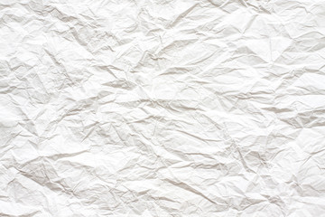 Abstract design  background. White crumpled paper texture