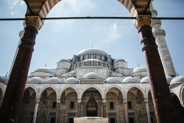 suleymaniye mosque in istanbul, turkey