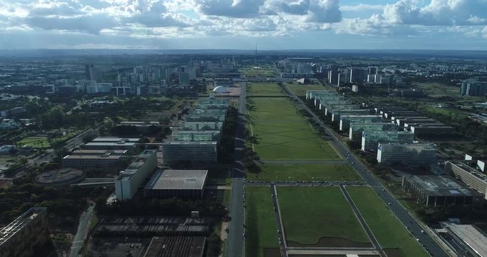 Vista a&eacute;rea do Congresso Nacional de Bras&iacute;lia