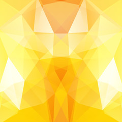 Background of geometric shapes. Yellow mosaic pattern. Vector EPS 10. Vector illustration