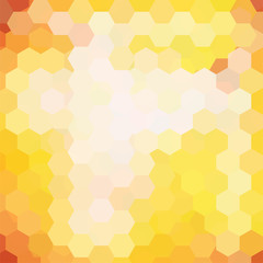 Background of geometric shapes. yellow mosaic pattern. Vector EPS 10. Vector illustration