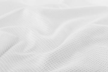 Texture of textile table napkin, closeup view