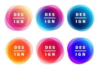 Graphic banners design.