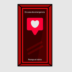 en caso de emergencia