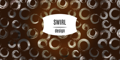 Swirl pattern abstract vector graphic texture. Abstract illustration