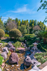 Beautiful garden landscape