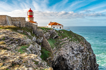 Fototapeta na wymiar Lighthouse of Cape St. Vincent