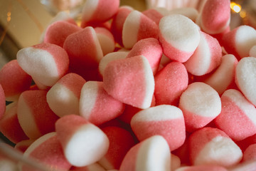 Candies and sweets in a free wedding bar