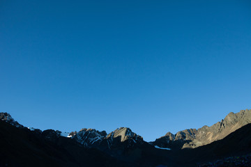 Obraz premium amazing mountain landscape background