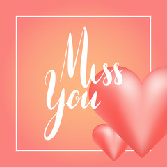 happy valentines day card. Love design. Gift  card.  Vector Illustration. 