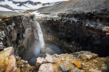 Waterfall Kamchatka Russia
