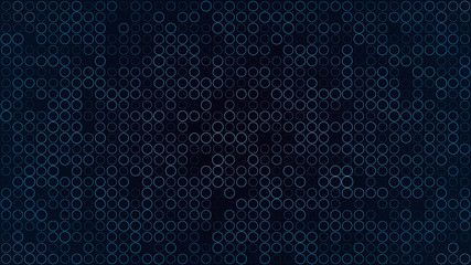 Abstract Circle geometric background blue