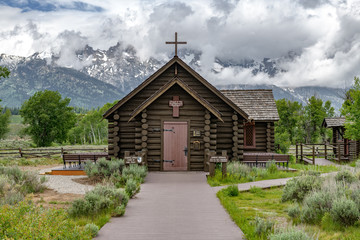 Chapel of the Transfiguration in the Grand Teton National Park, Wyoming