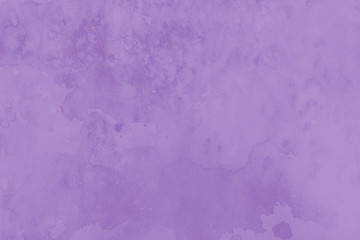 Violet ink and watercolor textures on white paper background. Paint leaks and ombre effects. Hand painted abstract image.