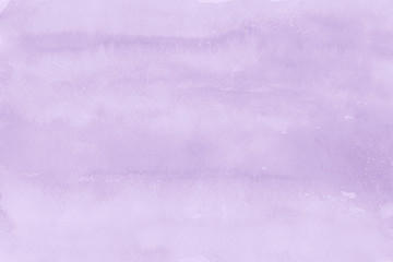 Violet ink and watercolor textures on white paper background. Paint leaks and ombre effects. Hand painted abstract image.