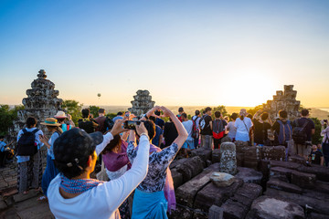 sunset view point at Phnom Bakheng temple