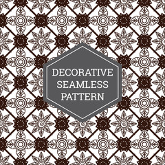 Batik Seamless Decorative Pattern Background