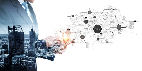 Global networking concept