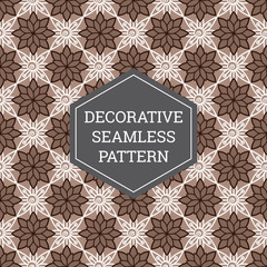 Batik Seamless Decorative Pattern Background