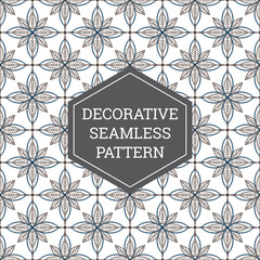 Batik Seamless Decorative Pattern Background