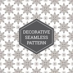 Batik Seamless Decorative Pattern Background