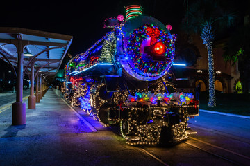 Christmas Steam Locomotive
