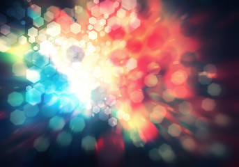 Bokeh abstract background