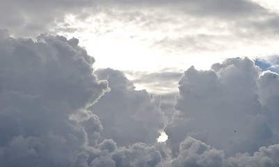 Close up of rain cloud