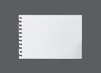 White sheet of paper texture for background with clipping path.