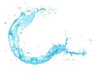 water Splash isolate On White Background