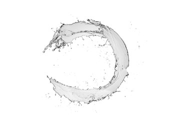 Obraz premium water Splash isolate On White Background