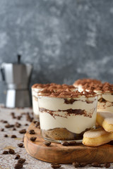 Italian dessert tiramisu