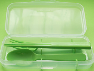 chopstick spoon fork