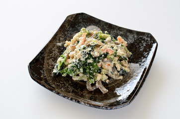 菜の花の白和え