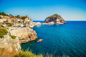 A view of Sant Angelo on island Ischia,Italy