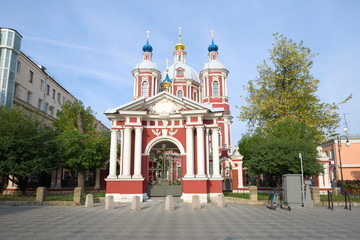 The Church of Clement of the Pope in Zamoskvorechye on a September morning. Moscow