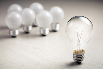 Different Big Light Bulb