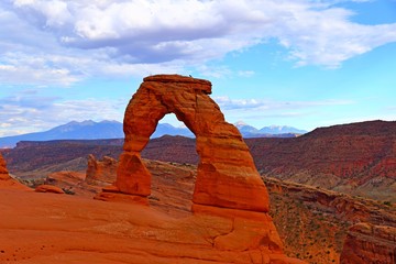 Beautiful Delicate arch at Arches National Park in Utah USA