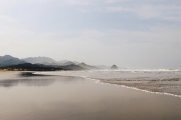 Beach with Faded Skyline