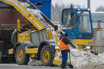 snow removal in the city