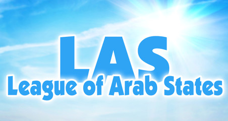 League of Arab States, LAS. Political alliance of countries of Arabian region