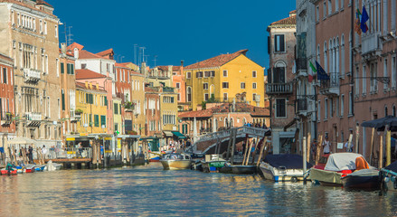 Venice canal view bridge