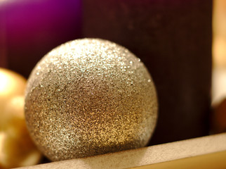 Weihnachtsdekoration Glitzer