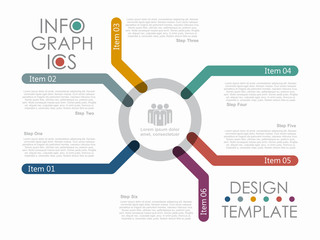 Infographic design template with place for your data. Vector illustration.