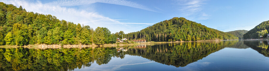 Bystrzyckie Lake near Wałbrzych, Świdnica, Lower Silesia Poland