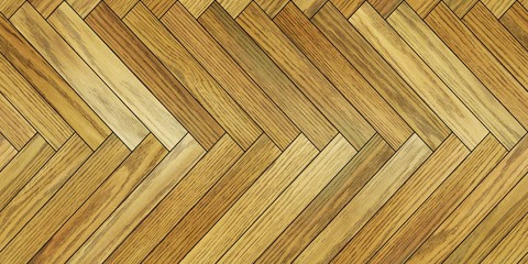 Seamless wood parquet texture horizontal herringbone light brown