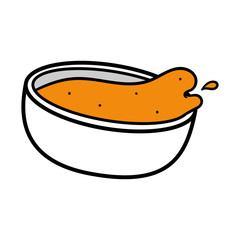 Cartoon Bowl of Soup