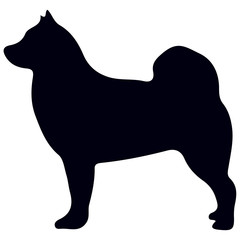 dog silhouette