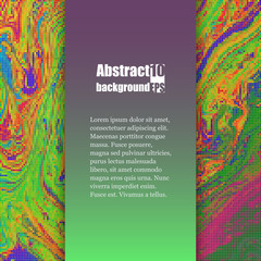 Abstract fluid creative background. Brochure template. Eps10 Vector illustration