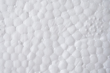 foam box texture background close up